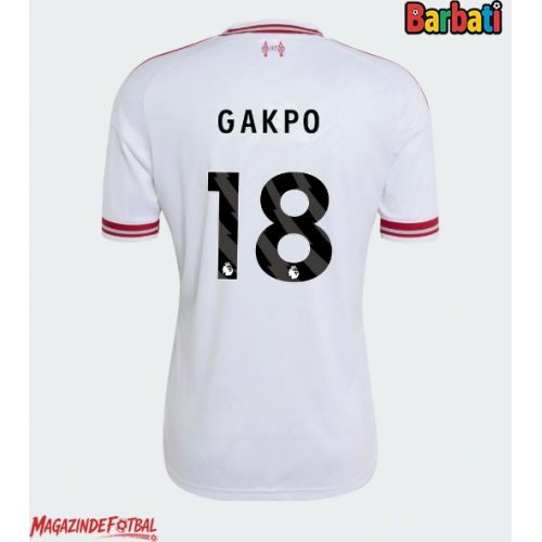 Liverpool Cody Gakpo #18 Tricou Fotbal Replică 2026-27 Barbati Deplasare Liverpool Cody Gakpo #18 Tricou Fotbal Replică 2026-27 Barbati Deplasare